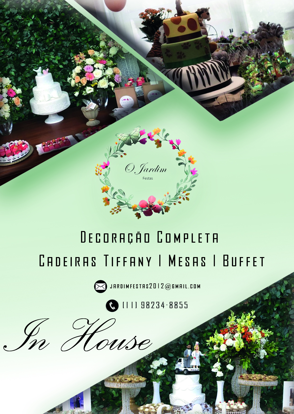 Flyer - Buffet de Festas In House